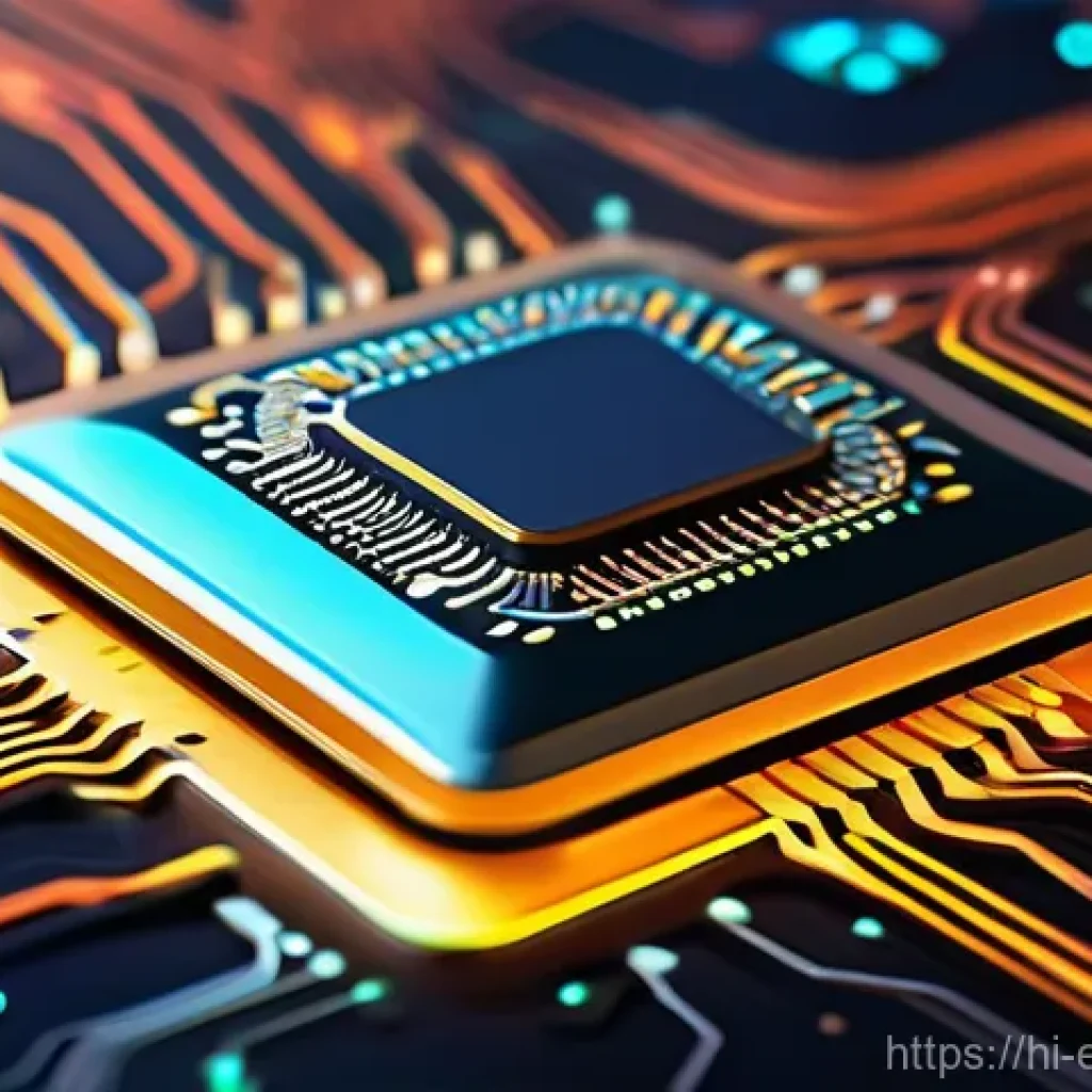 집적회로 IC 설계 기본 지식 - **Prompt 1: The Microscopic Marvel - A Chip's Inner Universe**
A breathtaking, high-magnificatio...